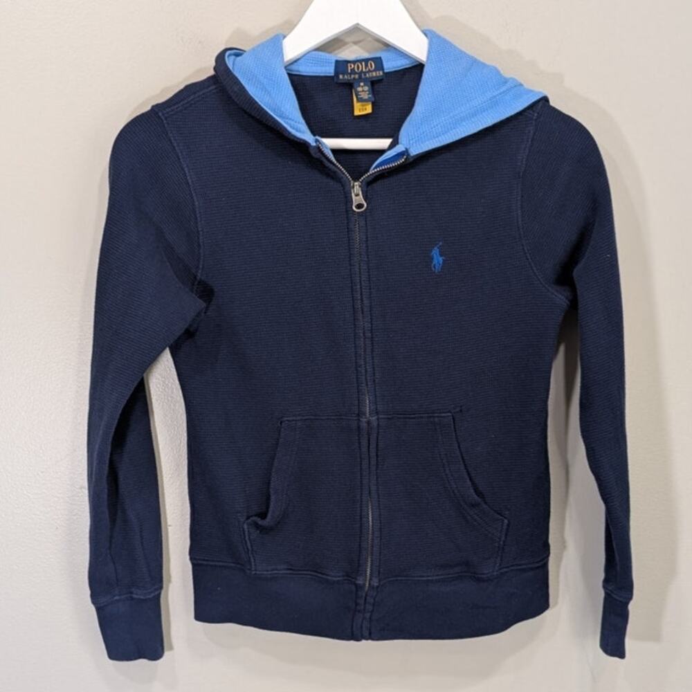 Polo Ralph Lauren Kids Sweatshirt Jacket Athleisure Travel Play - Size 10/12